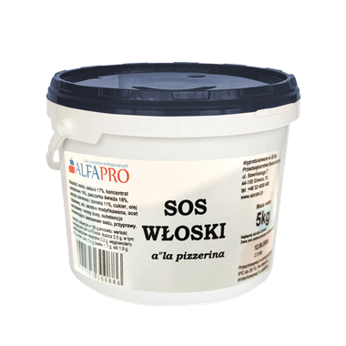 Sos Włoski a'la pizzerina 5kg - ALFAPRO